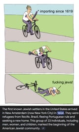 cyclist_black_cock_blame_jews