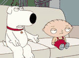 stewie looking round