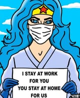 Wonder Woman COVID 