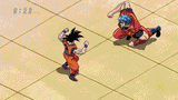 Toriko destroys Goku