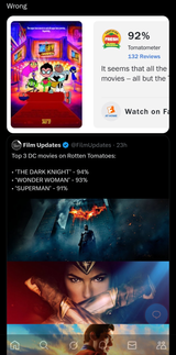 RT score
