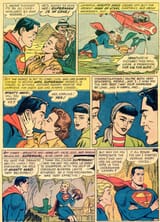 Superman Supergirl kiss