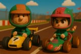 20250708_0442_Race Ready Duo_remix_01jzmk30a8f5684wrj317et65p