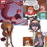 squirrel girl and mama squirrel
