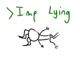 imp lying