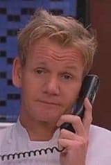 gordon ramsay on the phone