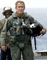 was-george-w-bush-wearing-rank-and-insignia-when-he-landed-v0-b7hlnwty879d1