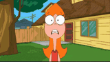 Candace runs away in terror
