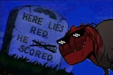 red scored