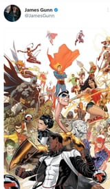 No context Terrifics Gunn tweet