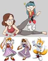 Ref sheet Vanilla Tails