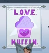 New LOVEMUFFIN logo