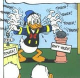 ne touchez pas