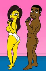 Kanye and Kim’s thicc asses