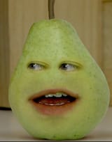 amazing orange pear