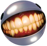 BubblewithrealisticteethTransparent