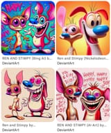 AI Ren &amp; Stimpy