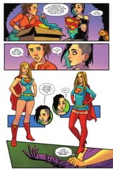 supergirl likes the skimpy costumes