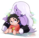 __steven_quartz_universe_and_amethyst_steven_universe_drawn_by_ajikan_sabamiso__e4b246dbec7edc83ac858e8b55bed9e4