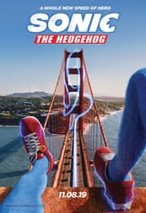 sonice the hedgehog movie poster