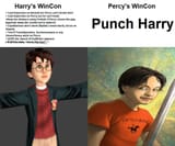 harry vs percy meme