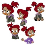Ducktales Gosaline Expressions