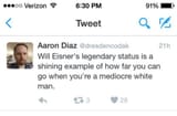 Diaz was a faggot first