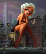 Ginormica Concept Art Bored