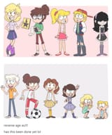 Loud House Reverse Age AU