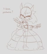 whisper rococo dress sktch
