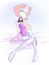 Steven Universe - Pearl - lingerie - collar