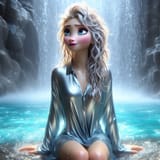 AI Waterfall Silver Elsa (77)