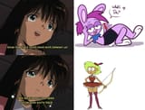 elodie and black rabbit enid