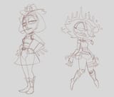 BW Rawhide outfit swaperoo sktch