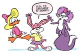 Dana Simpson Babs surrounded by showoffs