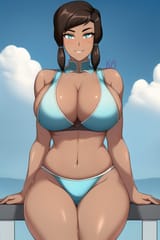 beach_time_korra_by_krystalizedart_dff4je6