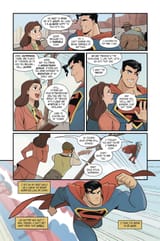 superman running on lines