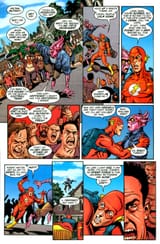 Flash encounters Marvel civilians