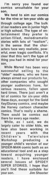 jim shooter on the marvel audience