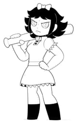izzy with bat cleansketch