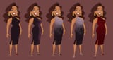 CAM_Color_Design_Sunset_Fashionable_Dress