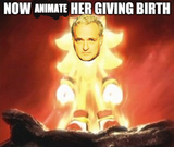 animate her giving birth genndy
