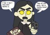 Aggie with a gun