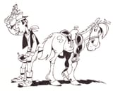 lucky_luke_and_jolly_jumper_sketchline_by_vadkraam_d7mb9u8-fullview