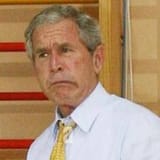 us-president-george-bush-plays-basketball-with-members-of-the-peaceplayers-international-basketball-group-at-loughview-integrated-primary-school-as-he-ends-his-visit-to-northern-ireland-2D35CR5