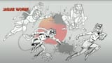 Aztec_Batman_Jaguar_Woman_poses_sheet