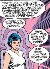 Sapphire is pregnant