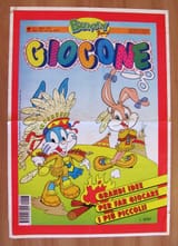 s-l1600 (1) Locandina Pubblicitaria Edicola BUNNY BAND Giocone - Warner Bros, 1992 - 45x65