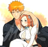 __inoue_orihime_and_kurosaki_ichigo_bleach_and_1_more_drawn_by_merick__e89654dd655902ec00714ae43e5cf8c9