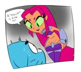 66127 - artist_terrible_the_drawfag crossovers dc gumball_watterson starfire teen_titans the_amazing_world_of_gumball zeigram_(colors)